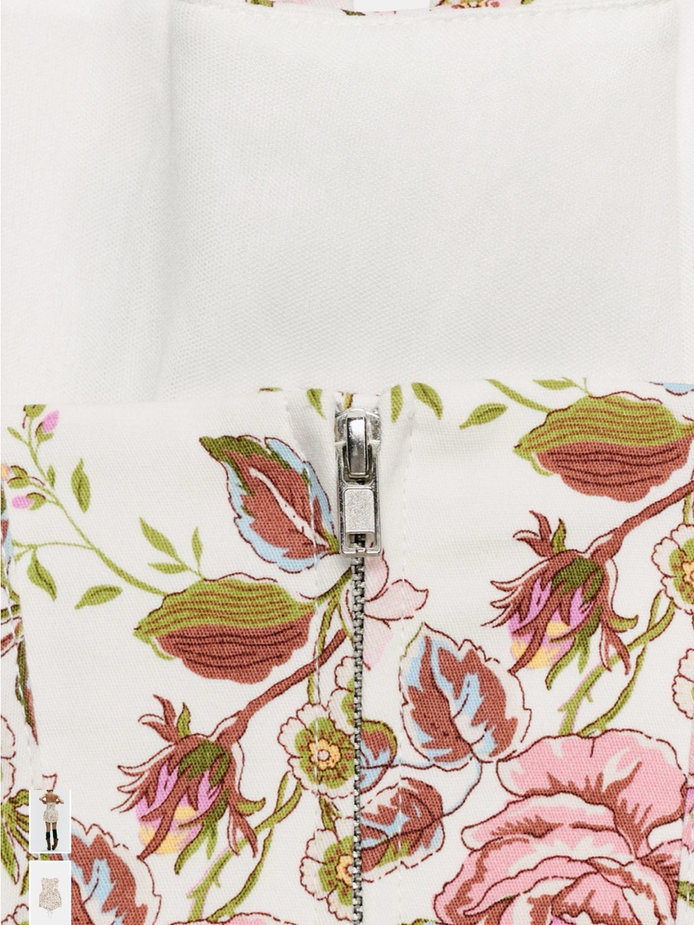 ZARA Floral Off The Shoulder Dress - Picture 6 of 7